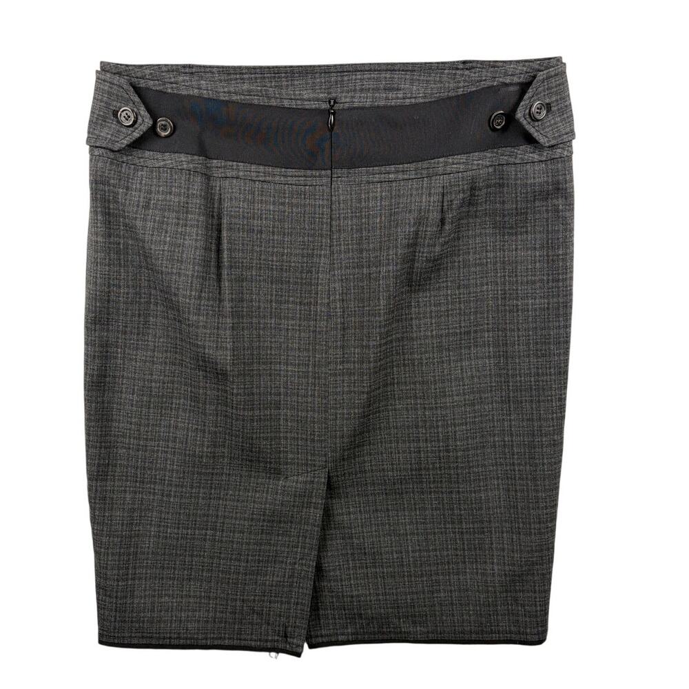 Elie Tahari Gray Plaid Pencil Skirt – No Size Tag (Approx. Women’s Medium) - Picture 4 of 8
